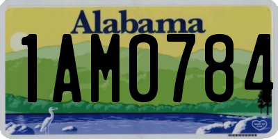 AL license plate 1AM0784