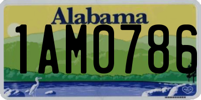 AL license plate 1AM0786