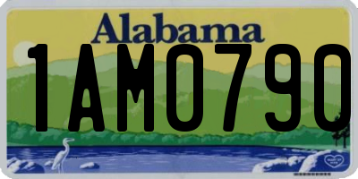 AL license plate 1AM0790