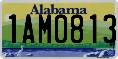 AL license plate 1AM0813