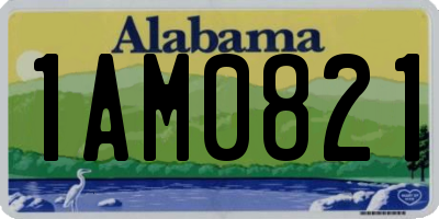 AL license plate 1AM0821