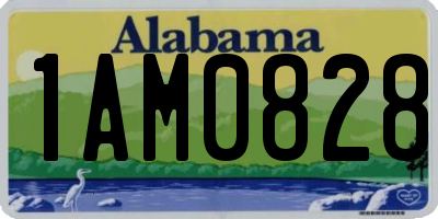 AL license plate 1AM0828