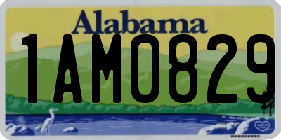 AL license plate 1AM0829