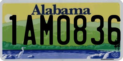 AL license plate 1AM0836