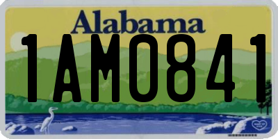 AL license plate 1AM0841