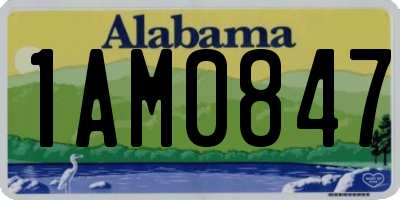 AL license plate 1AM0847