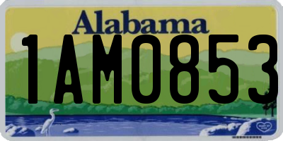 AL license plate 1AM0853