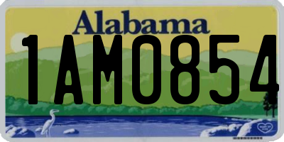 AL license plate 1AM0854