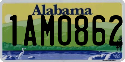 AL license plate 1AM0862