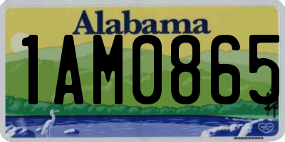 AL license plate 1AM0865