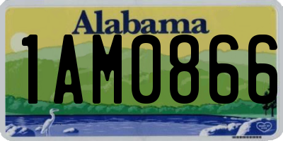 AL license plate 1AM0866
