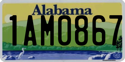 AL license plate 1AM0867