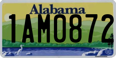 AL license plate 1AM0872