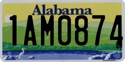 AL license plate 1AM0874