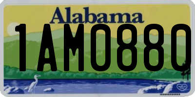 AL license plate 1AM0880