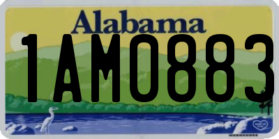 AL license plate 1AM0883