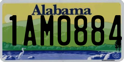 AL license plate 1AM0884