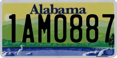 AL license plate 1AM0887