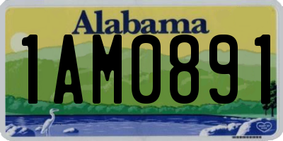 AL license plate 1AM0891
