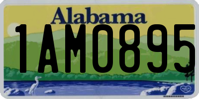 AL license plate 1AM0895