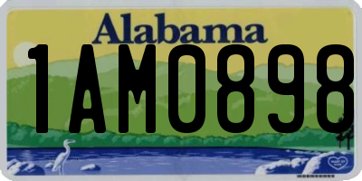 AL license plate 1AM0898