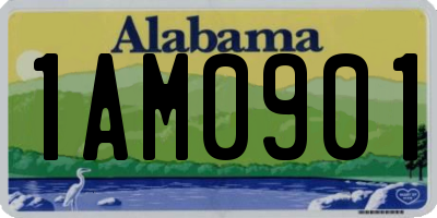 AL license plate 1AM0901