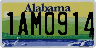 AL license plate 1AM0914