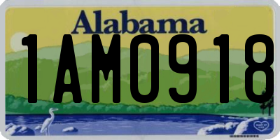 AL license plate 1AM0918