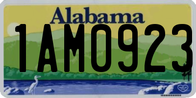 AL license plate 1AM0923