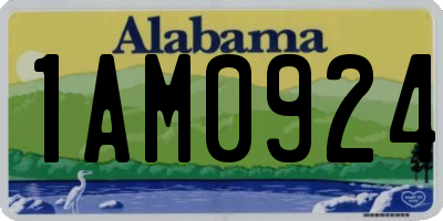 AL license plate 1AM0924