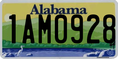 AL license plate 1AM0928