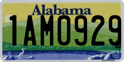 AL license plate 1AM0929