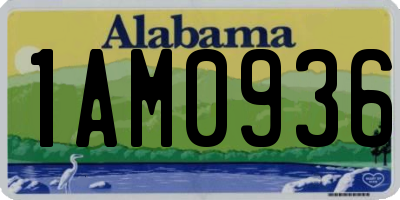 AL license plate 1AM0936