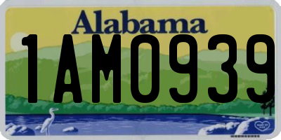 AL license plate 1AM0939