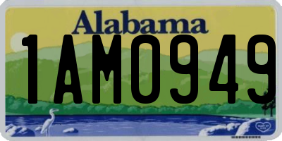 AL license plate 1AM0949