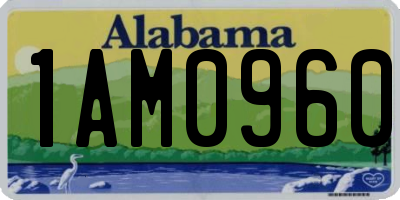 AL license plate 1AM0960