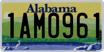 AL license plate 1AM0961