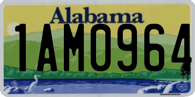 AL license plate 1AM0964