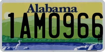 AL license plate 1AM0966