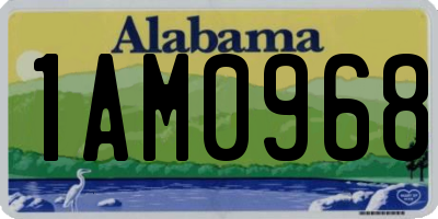 AL license plate 1AM0968