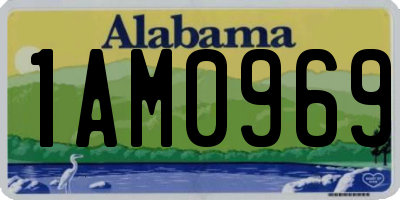 AL license plate 1AM0969