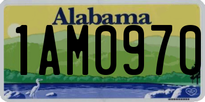 AL license plate 1AM0970