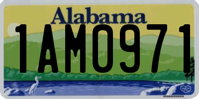 AL license plate 1AM0971