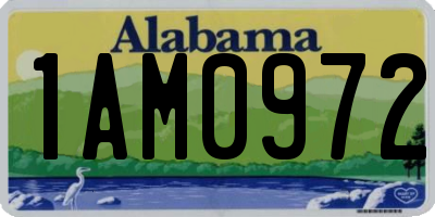 AL license plate 1AM0972