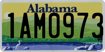 AL license plate 1AM0973