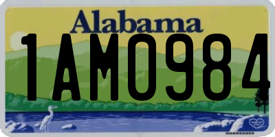 AL license plate 1AM0984