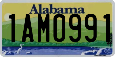 AL license plate 1AM0991