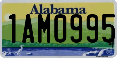AL license plate 1AM0995