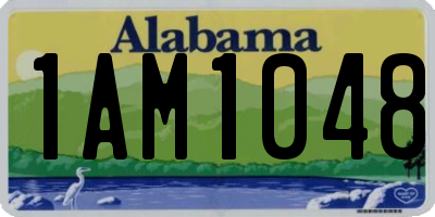 AL license plate 1AM1048