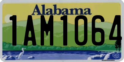 AL license plate 1AM1064